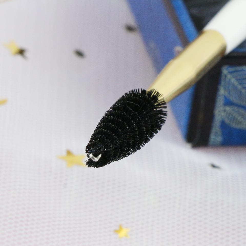 Изображение товара: BEILI 1 шт. ресницы и брови Одиночная Кисть для макияжа жемчужная белая ручка золотой ободок WY44