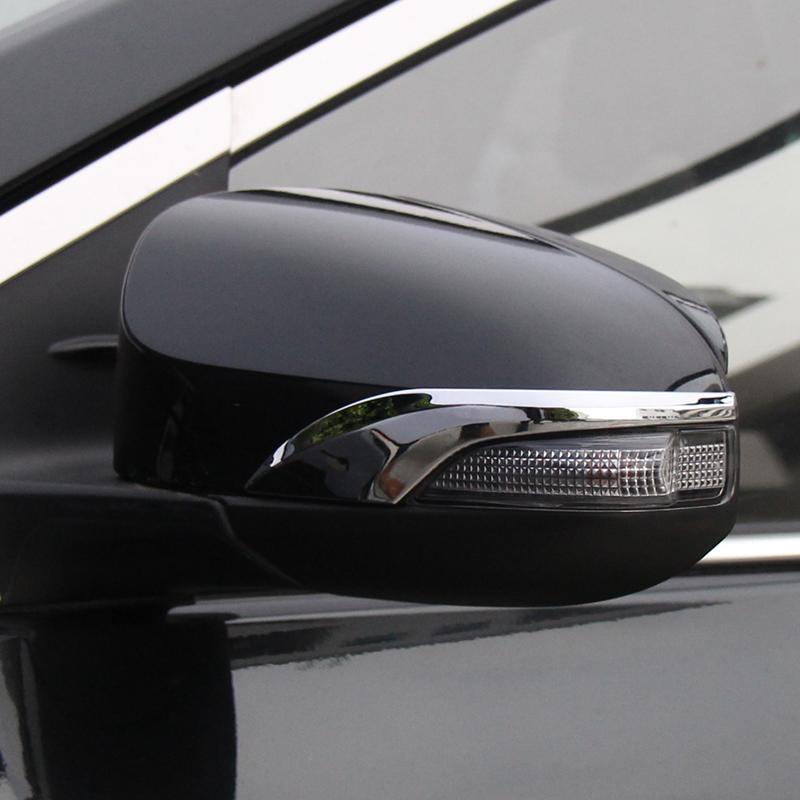 Изображение товара: Аксессуары для Toyota VIOS 2019 2020, хромированный АБС-пластик, декоративная полоса для зеркала заднего вида автомобиля, наклейка для отделки, Стайлинг автомобиля, 2 шт.