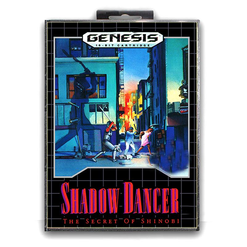 Изображение товара: Тень танцор-секрет шиноби с коробкой 16 бит Sega MD игровая карта для Mega Drive для Genesis NTSC