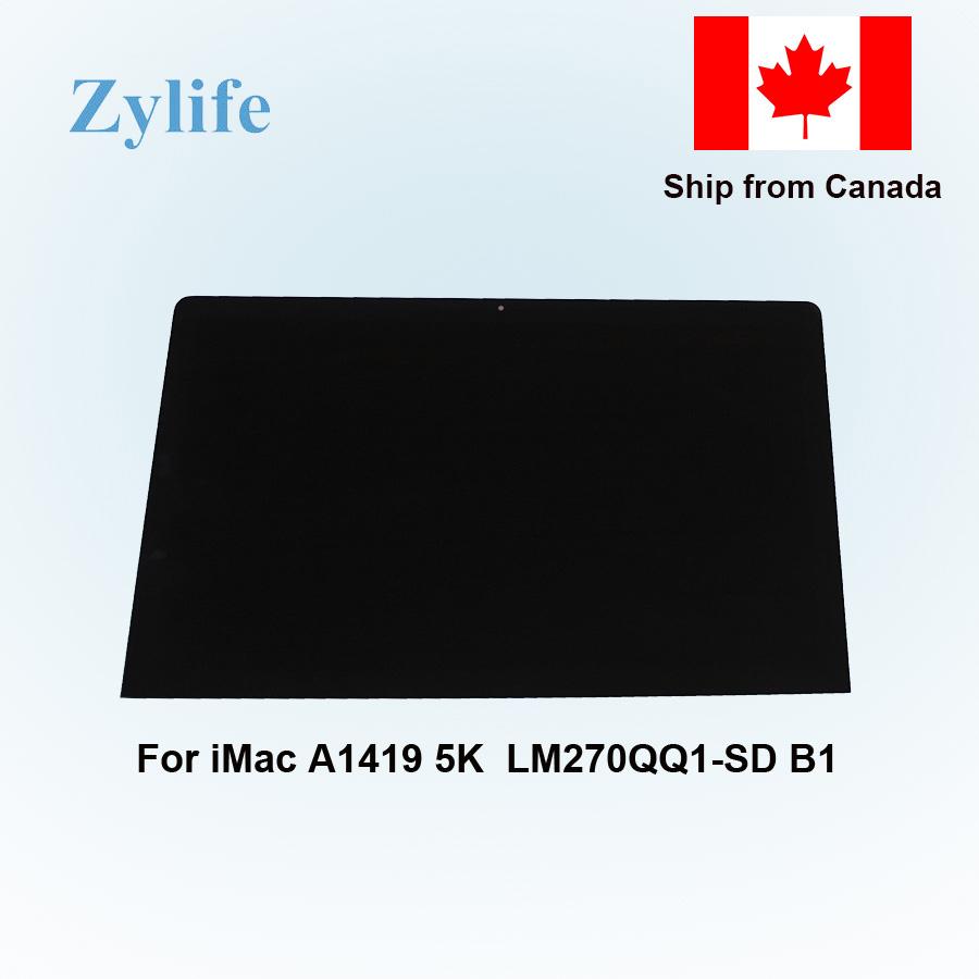 Изображение товара: Новый ЖК-дисплей, замена стеклянной панели экрана для Apple iMac 27 дюймов A1419 5K LM270QQ1 SDB1, доставка из канады