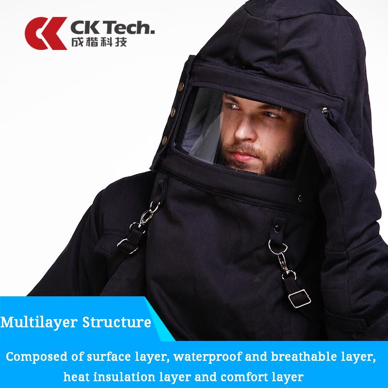 Изображение товара: CK Tech. огнестойкая противопаровая защитная одежда 200℃ термостойкая износостойкая одежда для ремонта трубопровода