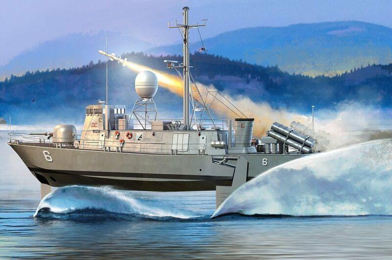 Изображение товара: Хобби Boss 82006 1/200 USS PHM Pegasus класс, крыло лодки, гидрофольга, ремесло, модель, комплект, для детей, для детей