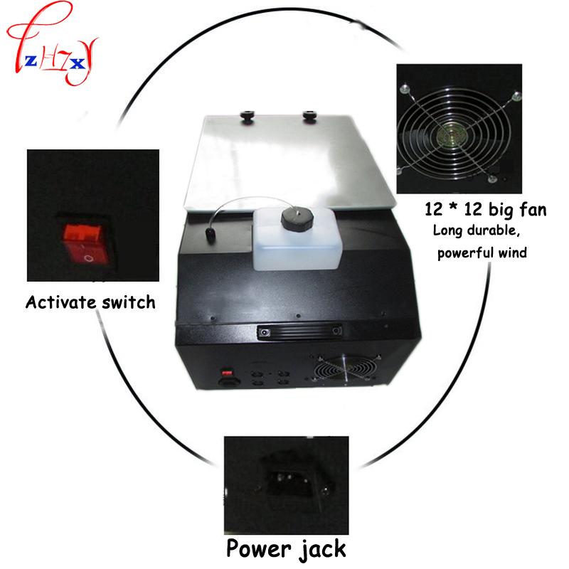 Изображение товара: 1 шт. 220 В многофункциональный пульт дистанционного управления дымовая машина 3000 Вт Настольный дымовой льдогенератор сухого льда сценическая свадебная машина