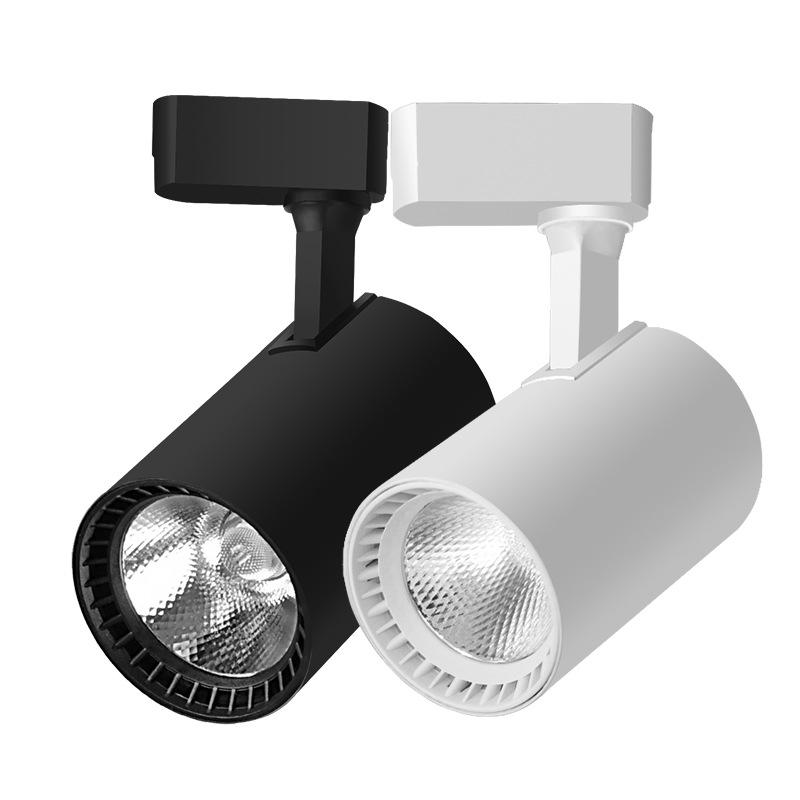 Изображение товара: Светодиодный светильник LukLoy, регулируемый угол освещения Точечный светильник для магазинов одежды, для выставочного зала, специальный прожектор, алюминиевый COB чип, потолочный светильник