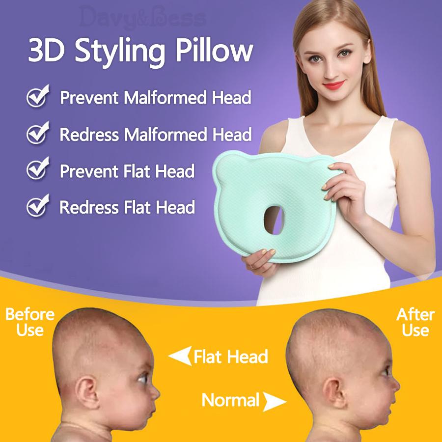 Изображение товара: Подушка детская из пены с эффектом памяти, плоская, для шеи, для новорожденных