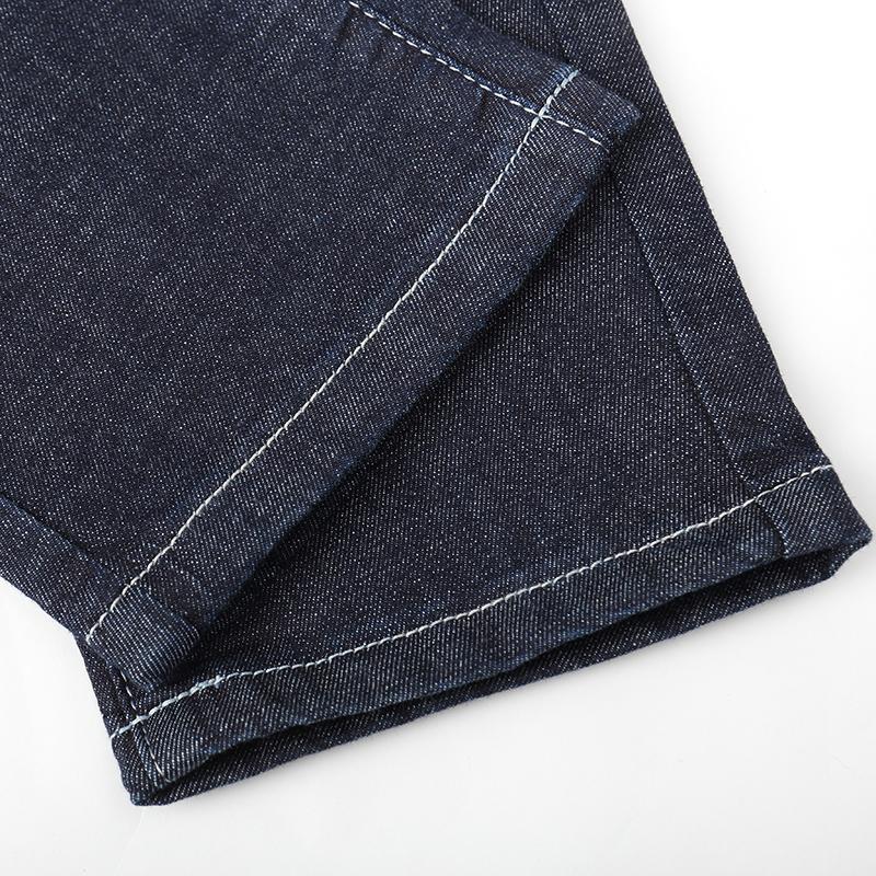 Изображение товара: Модные синие хлопковые мужские повседневные джинсовые брюки-карандаш для зауженного кроя, длинные прямые джинсы, Мужская одежда, брюки, новинка весны 2022, 278