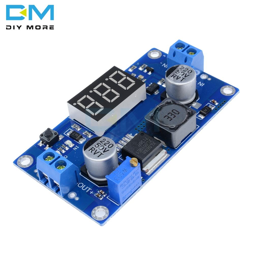 Изображение товара: DC-DC 4,5-32 В до 5-35 В XL6009 Повышающий Модуль питания светодиодный вольтметр без изоляции 4A Max не синхронный выпрямитель