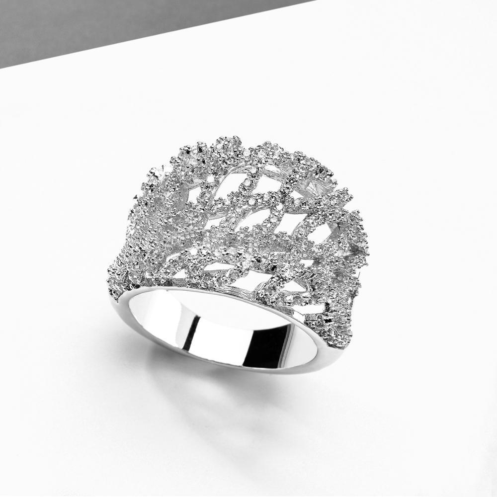 Изображение товара: VANAXIN женское кольцо AAA Bling кубический цирконий; для помолвки кольцо большая капля воды женские роскошные Обручальные Кольца Подвески шкатулка для ювелирных изделий