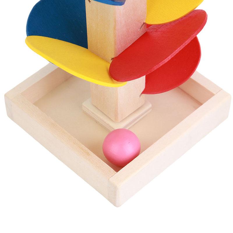 Изображение товара: Развивающие игрушки Монтессори, деревянное дерево, мраморный шар, бегущий трек, игра для детей, интеллект, Ранние развивающие игрушки