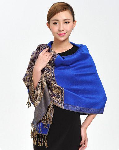 Изображение товара: Бренд новый дизайн этический стиль женский шарф Осень Зима теплые набивные шарфы для Леди шали и обертывания бахрома длинная бандана
