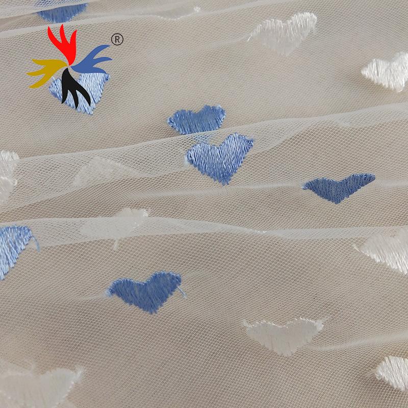 Изображение товара: 5 ярдов 2019 новый стиль сетка вышивка Лето DIY шитье свадебное платье vestio кружевная ткань Изысканная Цветочная домашняя нарядная ткань
