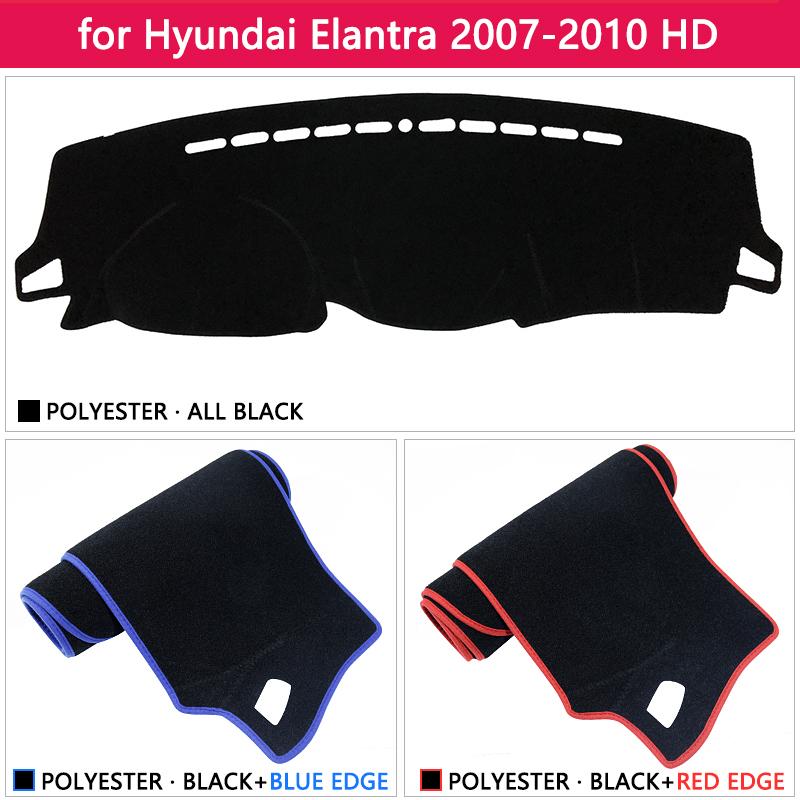 Изображение товара: Для hyundai Elantra 2007 2008 2009 2010 HD Avante I30 Противоскользящий коврик на приборную панель солнцезащитный коврик для защиты автомобильных аксессуаров