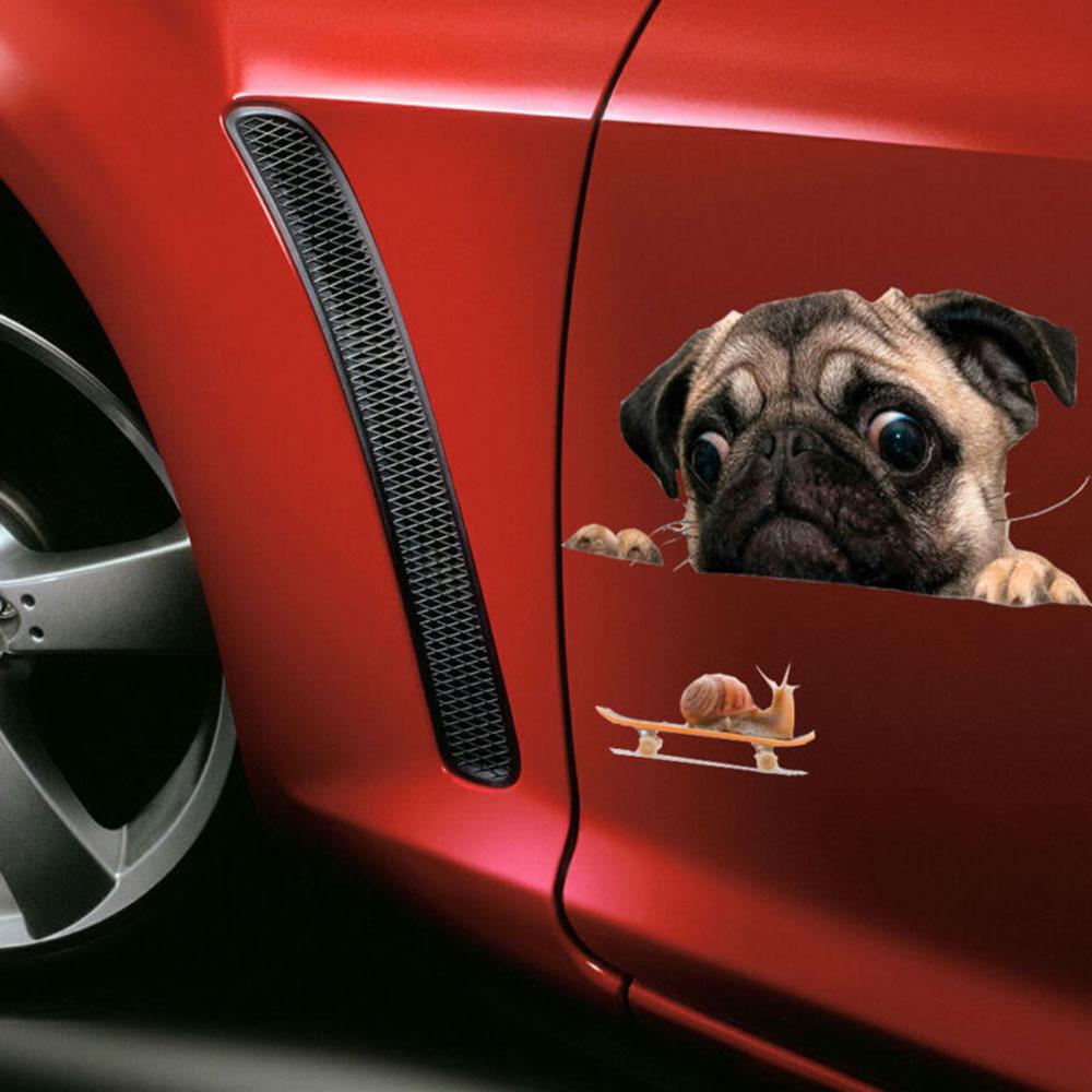 Изображение товара: Стикер на машину с собакой универсальная защитная пленка на автомобиль автомобильные наклейки краски защитные наклейки автомобиля водонепроницаемый