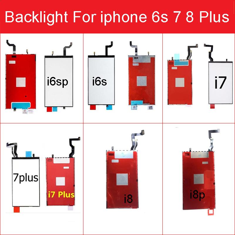 Изображение товара: ЖК-дисплей с подсветкой для iPhone 6s 7 8 Plus, ЖК-экран с подсветкой, пленка с 3D сенсорной функцией, замена гибкого кабеля