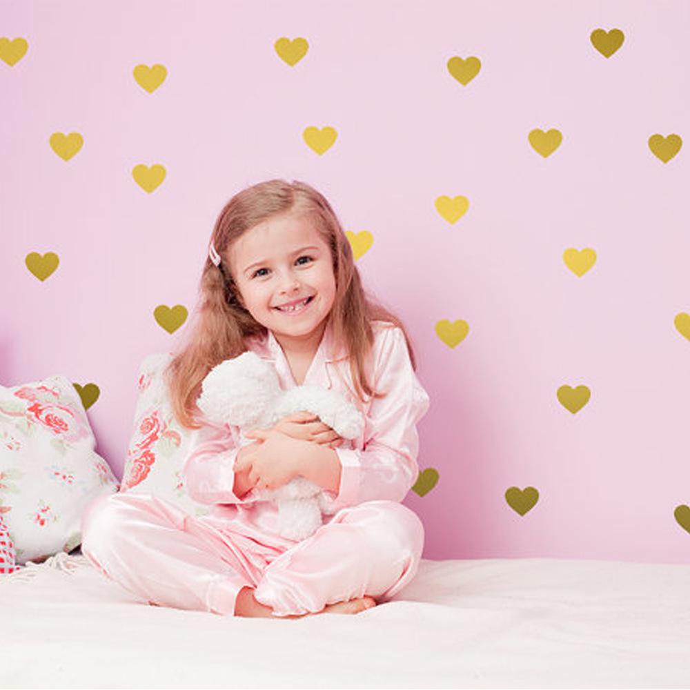 Изображение товара: 45 шт Любовь наклейки на стену простые геометрические наклейки для детской комнаты наклейки для украшения спальни экологически чистые съемные