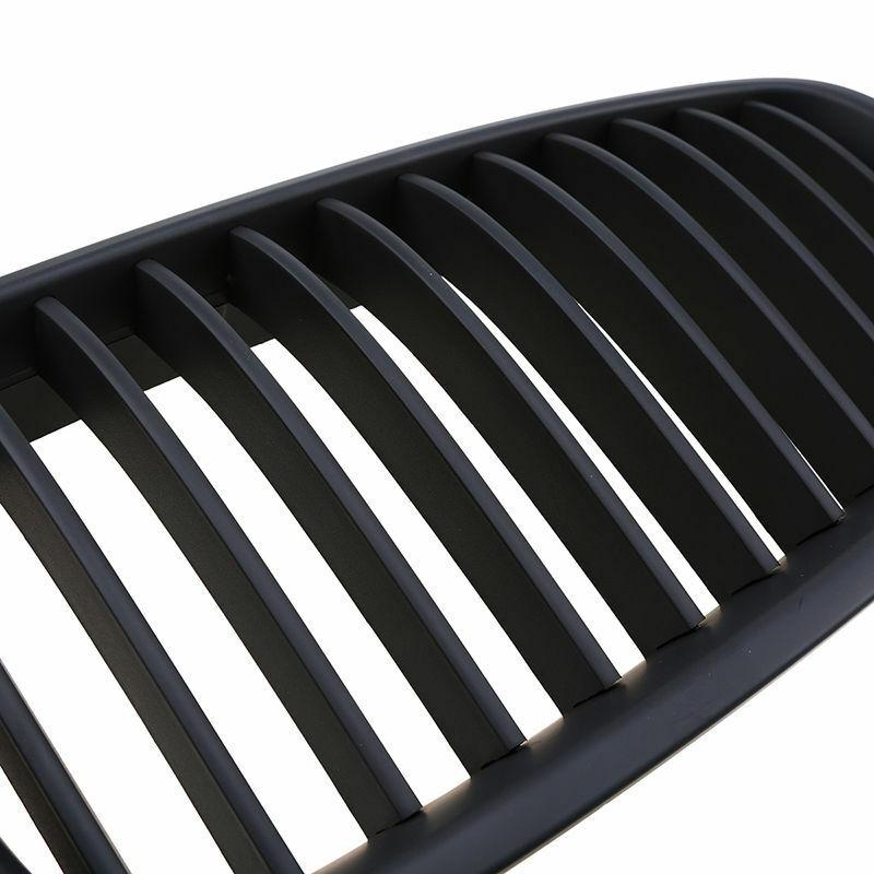 Изображение товара: 1 пара матовая Черная решетка для почек 1 линия планка передняя решетка радиатора для бампера гриль для BMW F18 F10 F11 5 серия 2010-2016