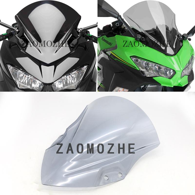 Изображение товара: Дефлекторы лобового стекла, для мотоциклов Kawasaki Ninja 400 2018-2021, пластиковые, с кронштейном