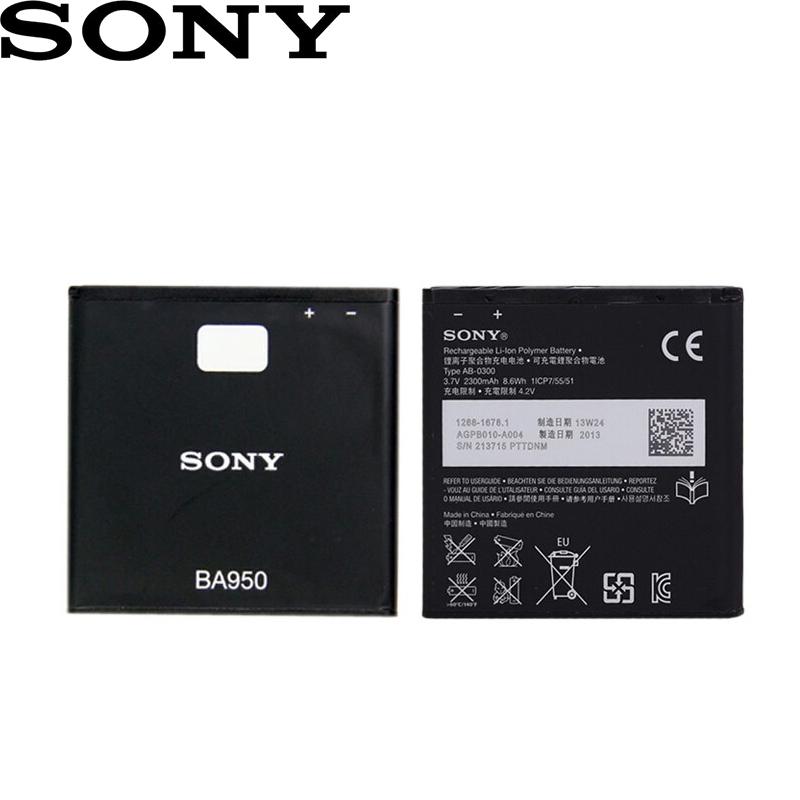 Изображение товара: SONY 100% оригинальный BA950 2300 мАч для SONY Xperia ZR SO-04E M36h C5502 C5503 AB-0300 Высококачественный аккумулятор для телефона