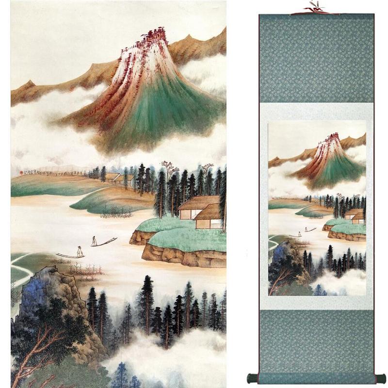 Изображение товара: Живописный пейзаж супер качество Традиционный китайский картины для дома, офиса, украшение китайский painting2019071602