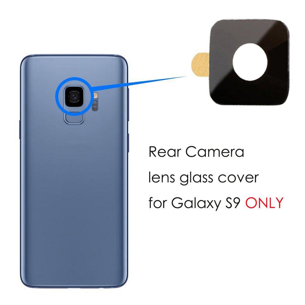Изображение товара: 2 упаковки задняя камера стеклянная крышка объектива Замена для Samsung Galaxy S9 с набором инструментов и клей предустановлен