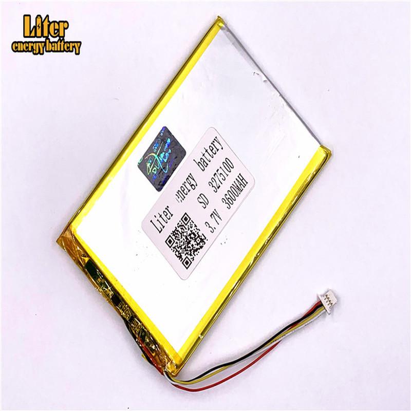 Изображение товара: Вилка 1,0-4 P 3275100 3075100 3600mah 3,7 V аккумуляторная батарея lipo Солнечная зарядка для литиевого аккумулятора литиевая батарея планшетный ПК