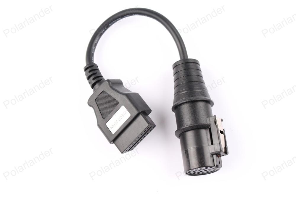 Изображение товара: Горячая продажа кабель для автомобильного сканера OBD2 адаптер для Ивеко 30 контактный кабель диагностический кабель Быстрая доставка