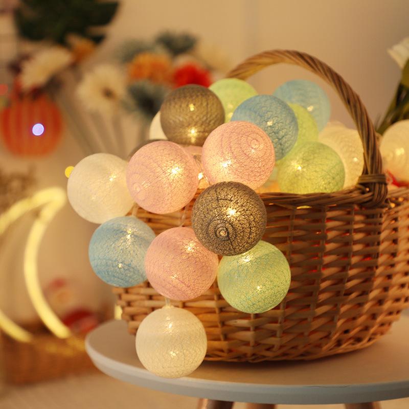 Изображение товара: 3 м 20 светодиодный шар, гирлянда, гирлянда, украшения, рождественская елка, украшения для дома, новый год 2020, DIY Navidad Noel