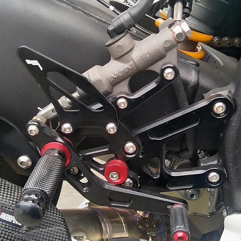 Изображение товара: Мотоцикл Rearsets для Yamaha YZF-R6 YZF R6 2019 2020 CNC регулируемая подножка подножки рычаг переключения передач педаль тормоза задний комплект YZFR6