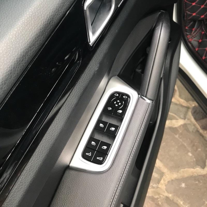 Изображение товара: 4 шт. чехол для пульта стеклоподъемника автомобиля литье отделка для Porsche Cayenne 2018 аксессуары для интерьера