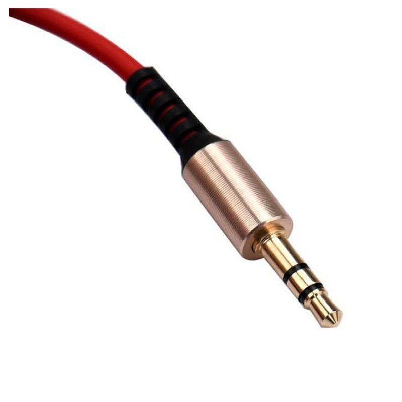 Изображение товара: Удлинительный кабель для автомобильных стерео-наушников со штекером 3,5 мм (красный)