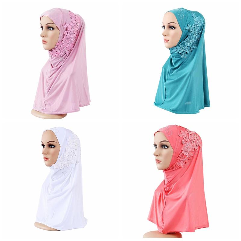 Изображение товара: Исламский женский головной платок головной убор мусульманский хиджаб внутренняя шапка обертывание шаль шарф Рамадан арабский Амира платок
