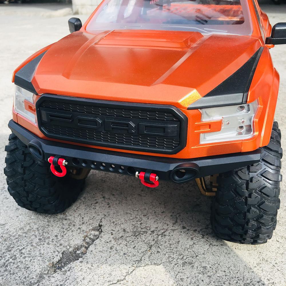 Изображение товара: KYX Racing ABS ford Raptor Жесткий корпус с бампером и запасной шиной стойки 325 мм корпус оболочки белый для RC Гусеничный автомобиль Traxxas TRX4 TRX-4