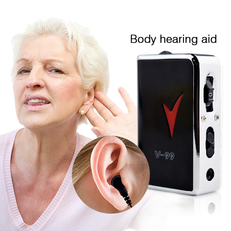 Изображение товара: Усилитель звука в ухо слуховой аппарат устройство Регулируемый тон личный ушной аппарат карманный цифровой приемник для пожилых людей слуховой аппарат