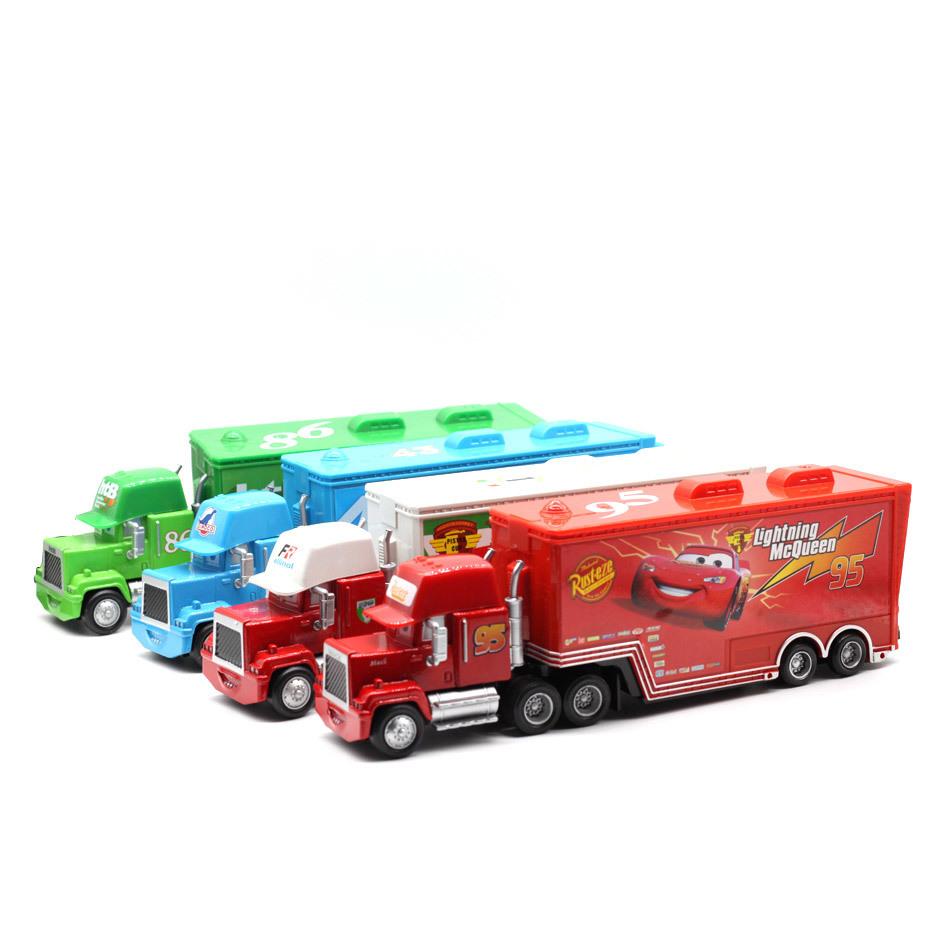 Изображение товара: Disney Pixar Cars 3 1:55 Mack Truck Mcqueen литой металл сплав и пластик Модель игрушки автомобиль Подарки для детей