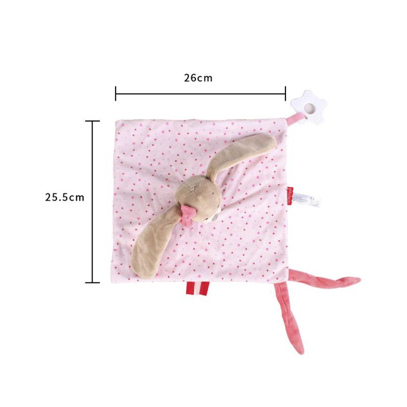 Изображение товара: Детские плюшевые игрушки полотенце Успокаивающая кукла Прорезыватель мультяшный кролик медведь слон мягкое одеяло мягкая игрушка для сна Успокаивающая детская игрушка