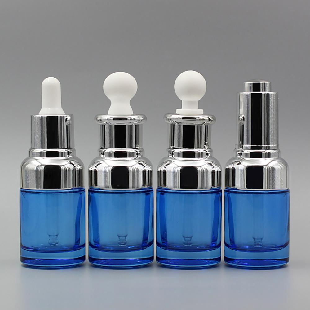 Изображение товара: Пустые стеклянные флаконы для жидкости для ароматерапии с эфирным маслом 30 мл, многоразовая бутылка для сыворотки 1 унция