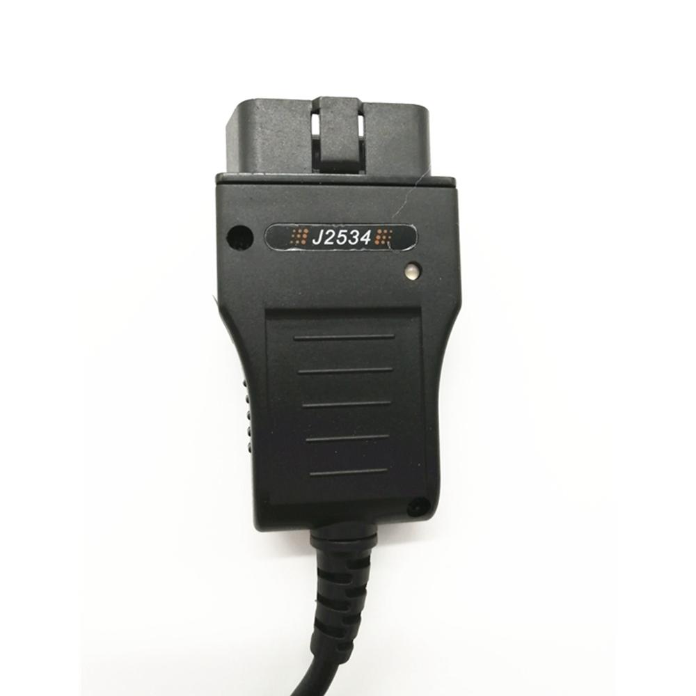Изображение товара: 10 шт./лот Новое поступление HDS USB-кабель для Honda OBD2 диагностический кабель с несколькими языками автомобильный OBD2 HDS-кабель Бесплатная доставка