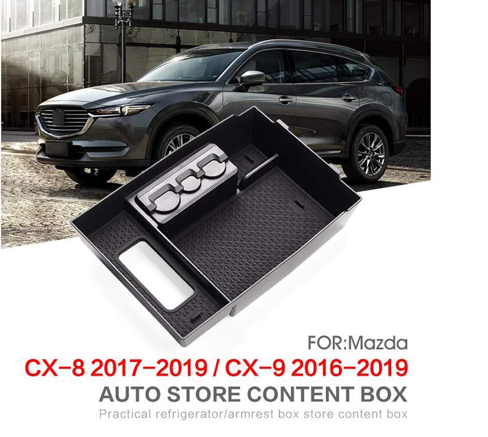 Изображение товара: Автомобиль Подлокотник центральной консоли хранения ящик для перчаток дополнительный лоток для хранения для Mazda CX-9 2016-2019 CX-8 2017-2019