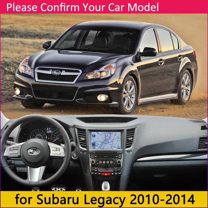 Изображение товара: Для Subaru Legacy 2010 2011 2012 2013 2014 анти-скольжения мат приборной панели ковровые покрытия Зонт приборной аксессуары с покрытием WRX ИППП B4