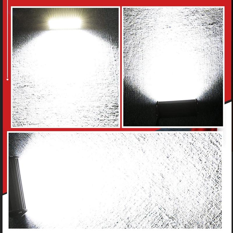 Изображение товара: Световая лента для автомобиля, грузовика, 144 Вт, концентрированный водонепроницаемый рабочий светильник высокой яркости для внедорожников