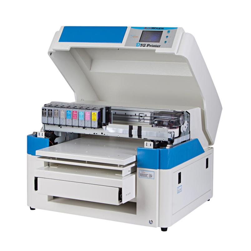Изображение товара: Крупный шрифт Размеры Haiwn-T600 DTG Футболка планшетный принтер 8 Цвет Автоматическая цифровая чернильно-струйная печать на текстиле машина