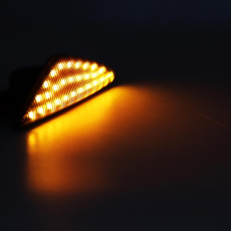 Изображение товара: Для BMW X5 E70 X6 E71 E72 X3 F25 пара Led Янтарный динамический боковой маркер указатель поворота светильник последовательный мигающий светильник