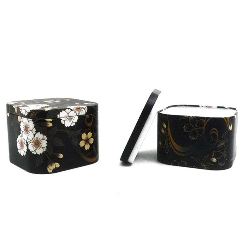 Изображение товара: Xin Jia Yi прямоугольные металлические банки для хранения с крышками, пищевые металлические жестяные банки, Лидер продаж, маленький квадратный чехол из олова, прямоугольная коробка для подарка