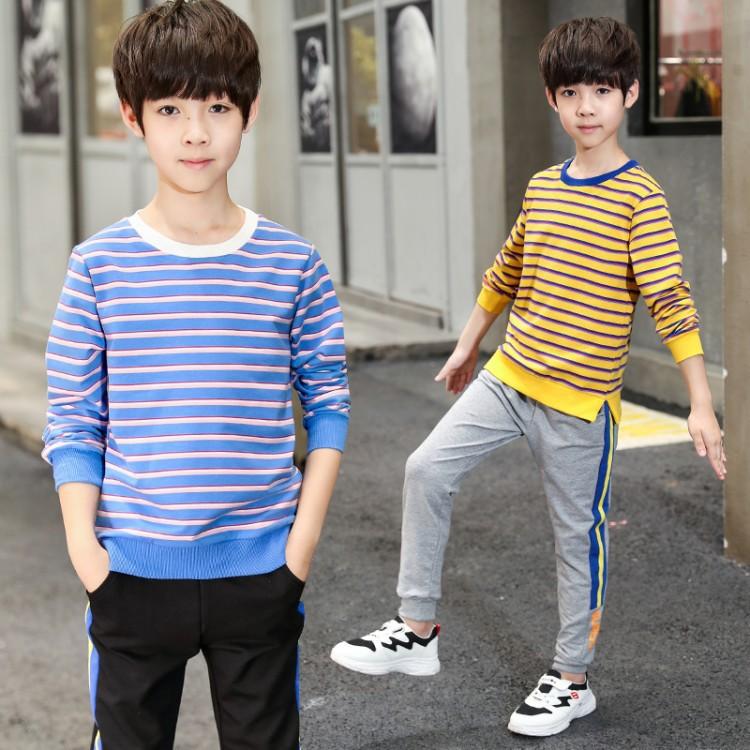 Изображение товара: Костюм для мальчиков с длинным рукавом и брюками, на весну/осень