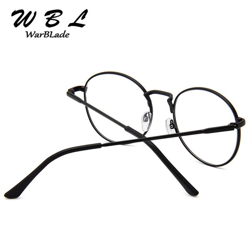 Изображение товара: WarBLade 1 шт Женская оправа очки мода девушки ретро тонкие очки с металлической оправой очки с прозрачными защитными стеклами Новые 2018