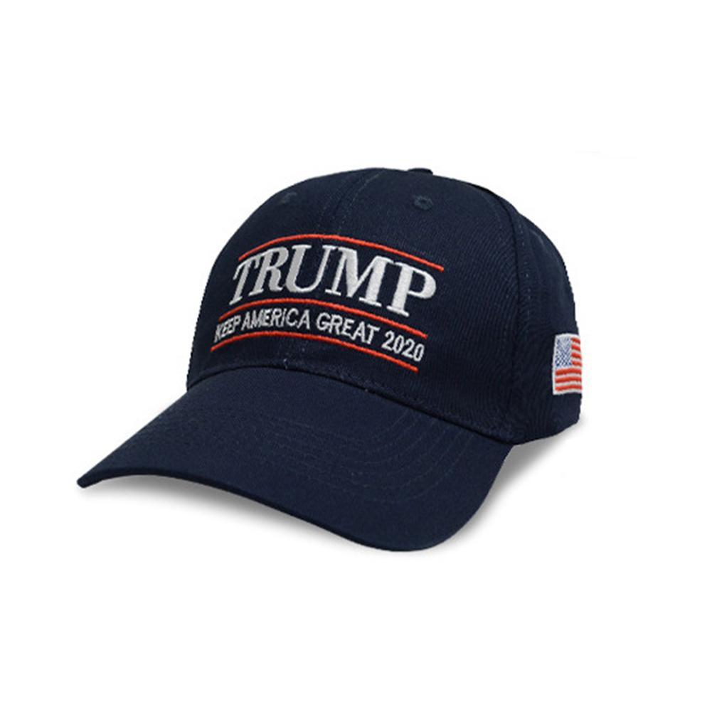 Изображение товара: Новая повседневная хлопковая спортивная шапка-бейсболка с надписью дышащая шляпа мужская и женская регулируемая хип-хоп для Трампа 2020