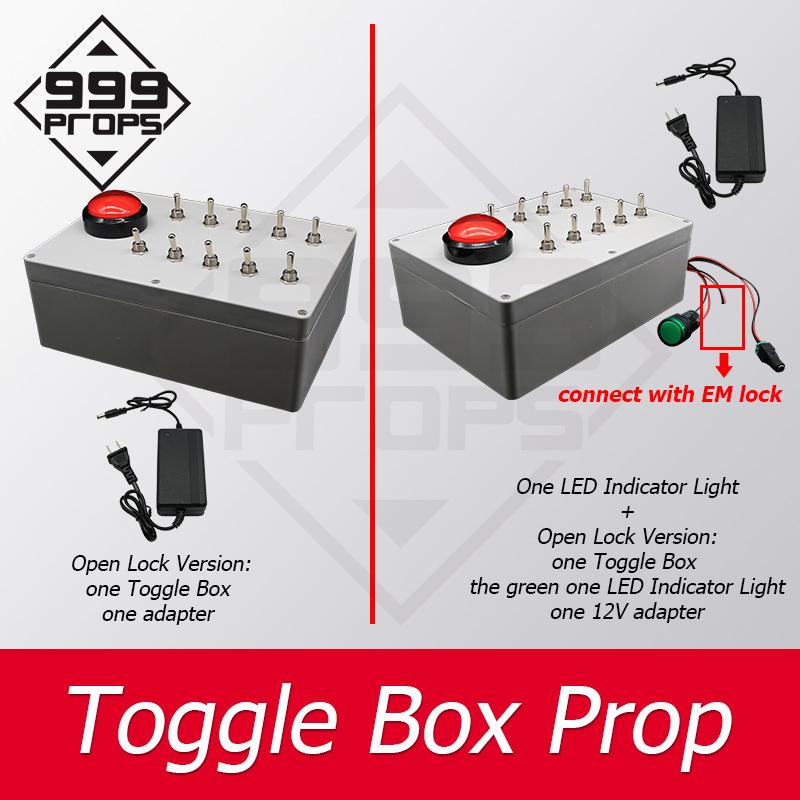 Изображение товара: Распределительная коробка переключения Опора Эскейп-рум превратить все тумблеры в правильное положение, чтобы открыть замок или включи светильник 999 реквизит