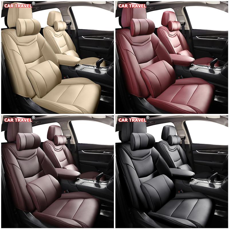 Изображение товара: Чехлы на автомобильные сиденья из кожи под заказ для Jaguar XF XE E-PACE XJ XFL XEL