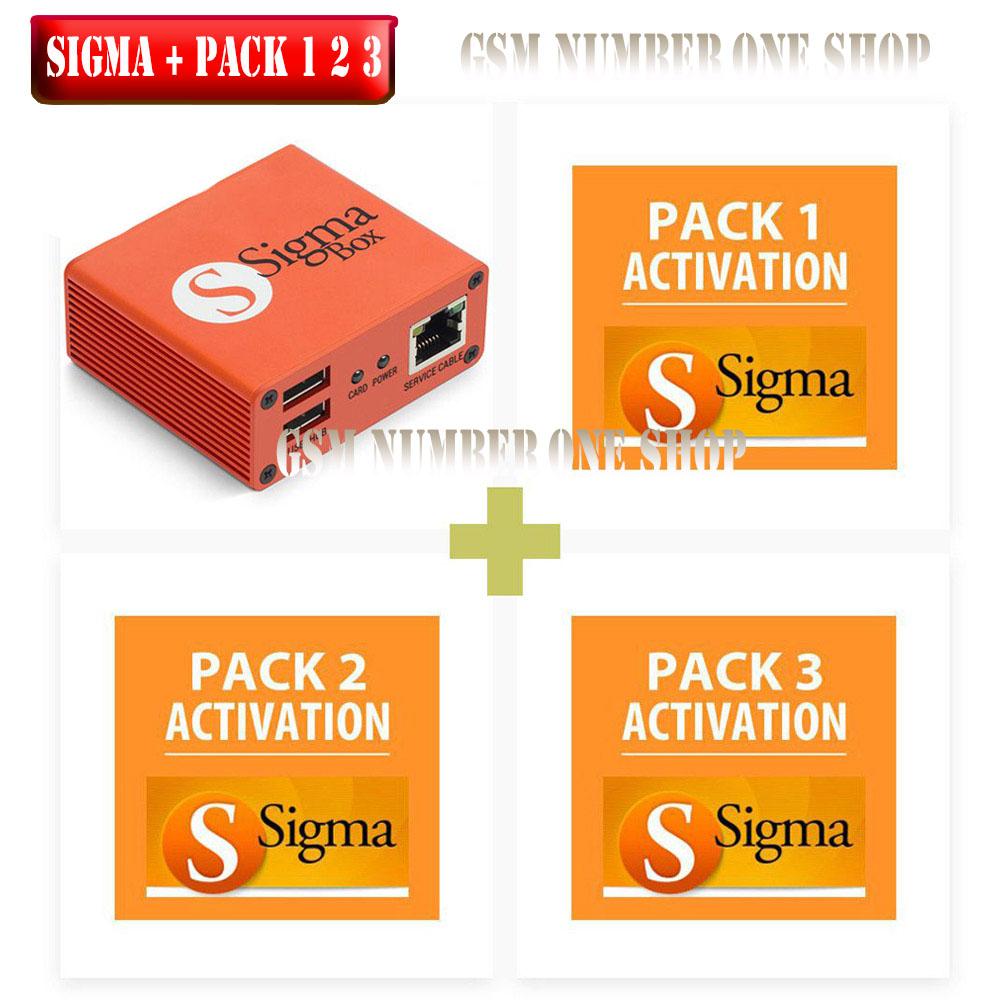 Изображение товара: 2020 Оригинальная версия Sigma Box с 9 набором кабелей + Sigma Pack 1, 2, 3 активации