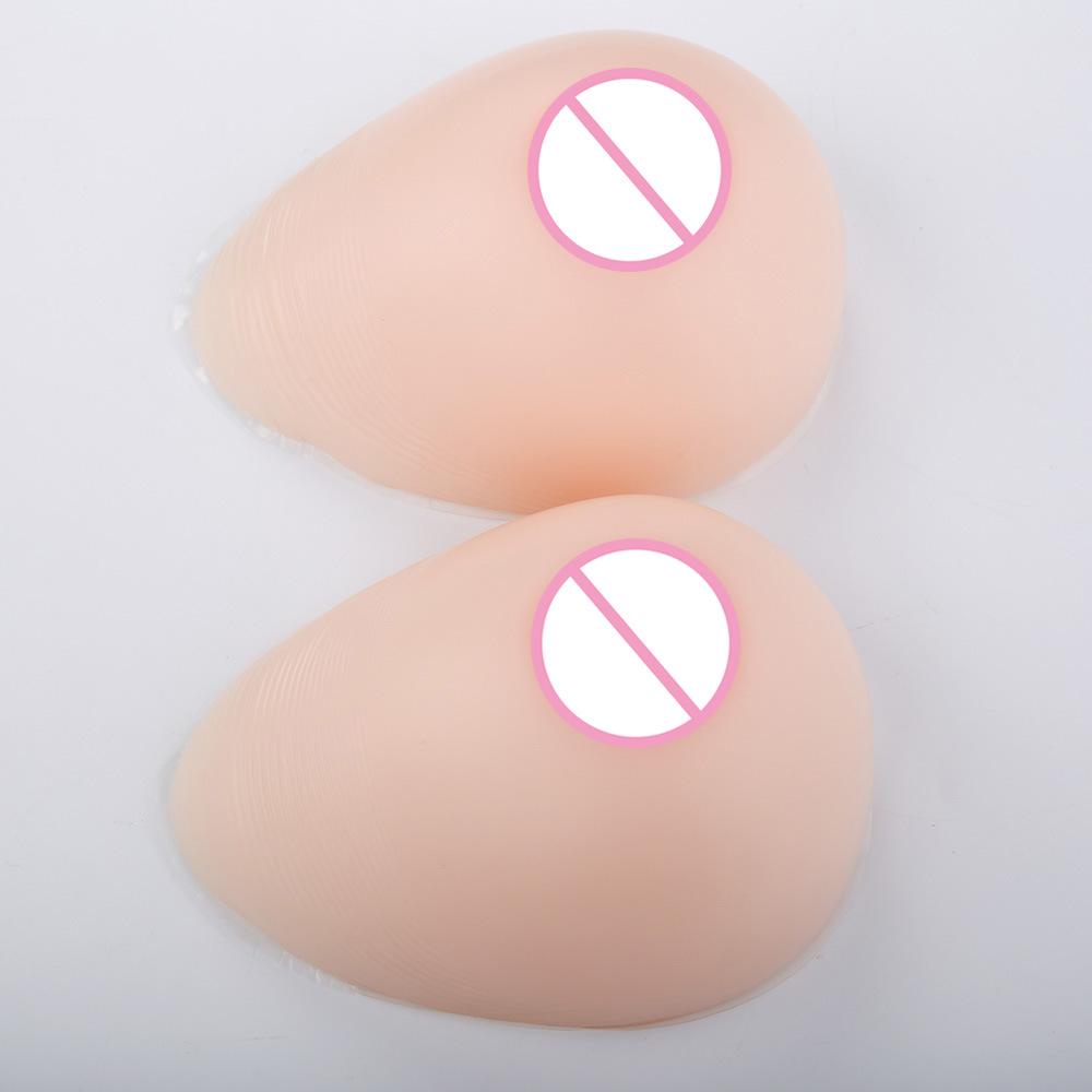 Изображение товара: Силиконовая Реалистичная искусственная грудь поддельная Женская грудь усилитель белая капля воды форма Трансвестит трансвестит